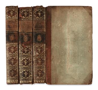 SCIENCE  GUYOT, EDMÉ-GILLES. Nouvelles Récréations Physiques et Mathématiques . . . Troisième Édition.  3 vols.  1786